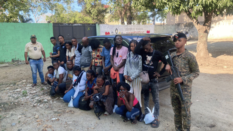Detienen a dominicano por transportar 19 haitianos en estado migratorio irregular - Imagen