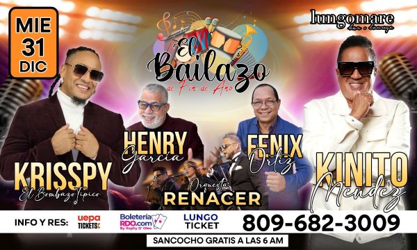 Los dominicanos despedirán «a lo grande» último día del 2025