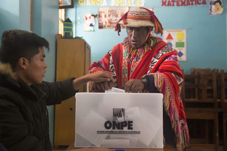 PERU: JNE confirma 34 fórmulas presidenciales y 1
