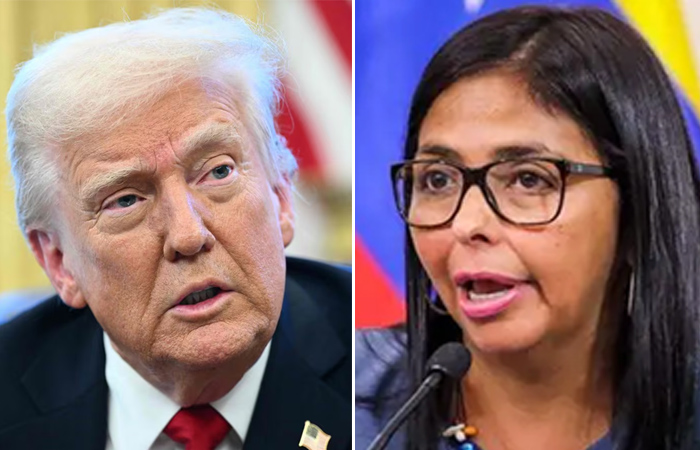 Trump advierte a Delcy “pagará un precio alto” si no actúa bien