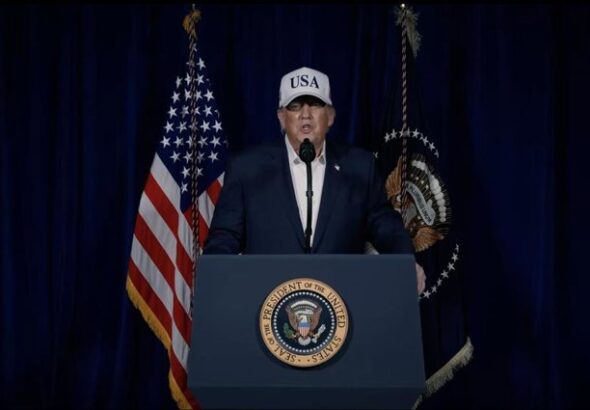 Trump: Gran ola de ataques EU e Israel está destrozando a Irán