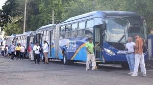 Autobuses de la OMSA y fallo en el Metro